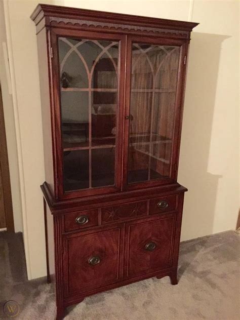 Height 50 inches Depth 15 inches. . Used china cabinets for sale near me